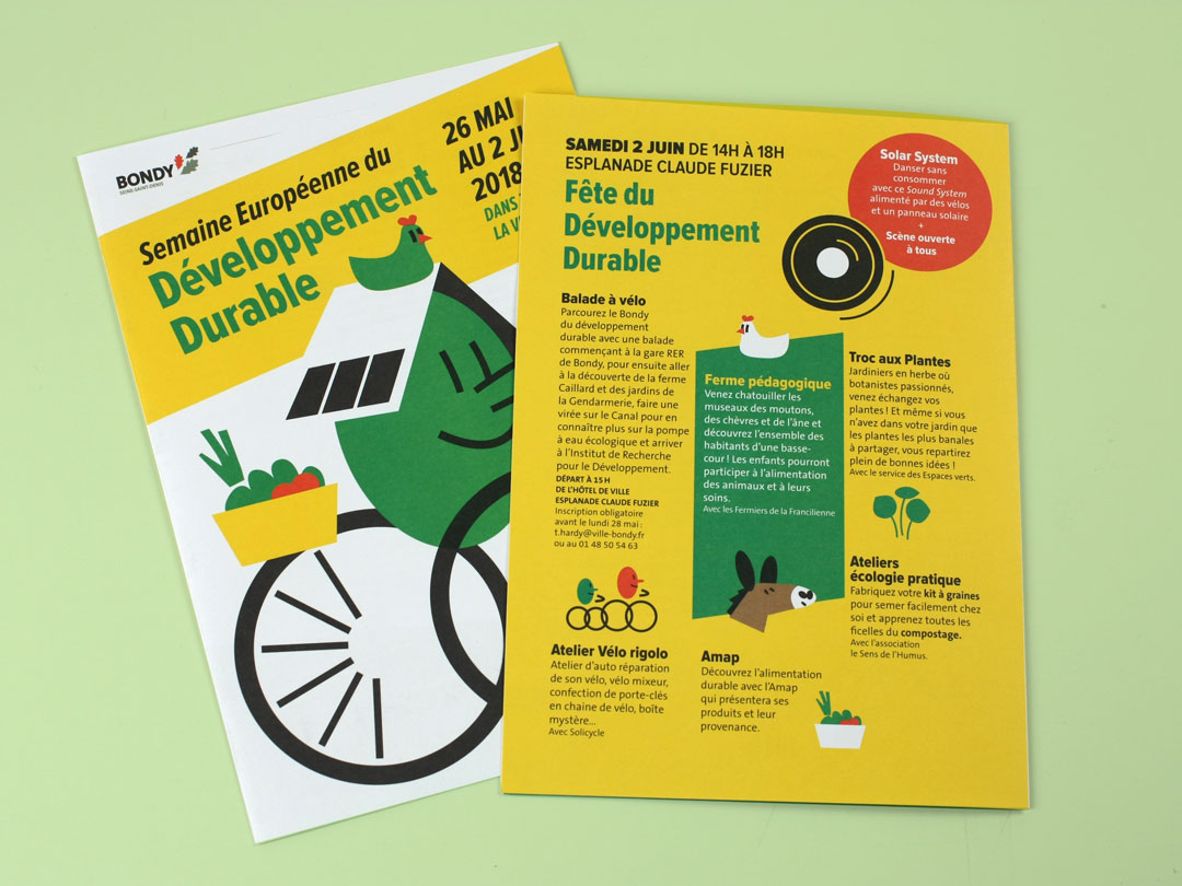 Semaine du développement durable 2018 - flyer