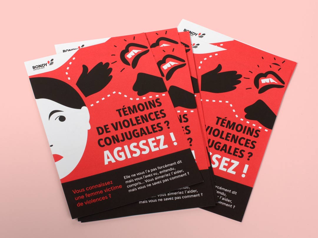 Flyer sur les violences conjugales - recto