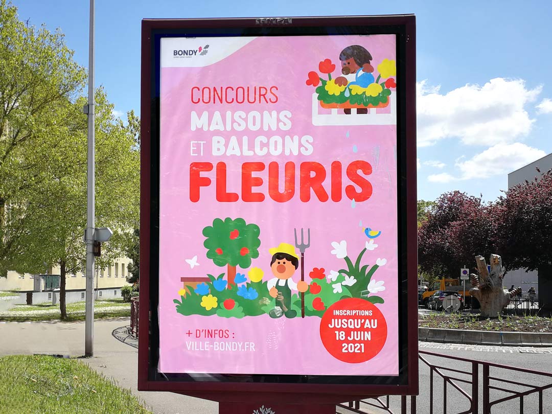 Concours maisons et balcons fleuris Bondy 2021